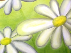 Grafik Blume weiß